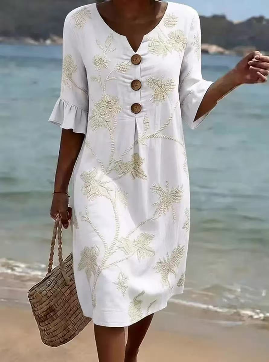 Robe ample mi-manches