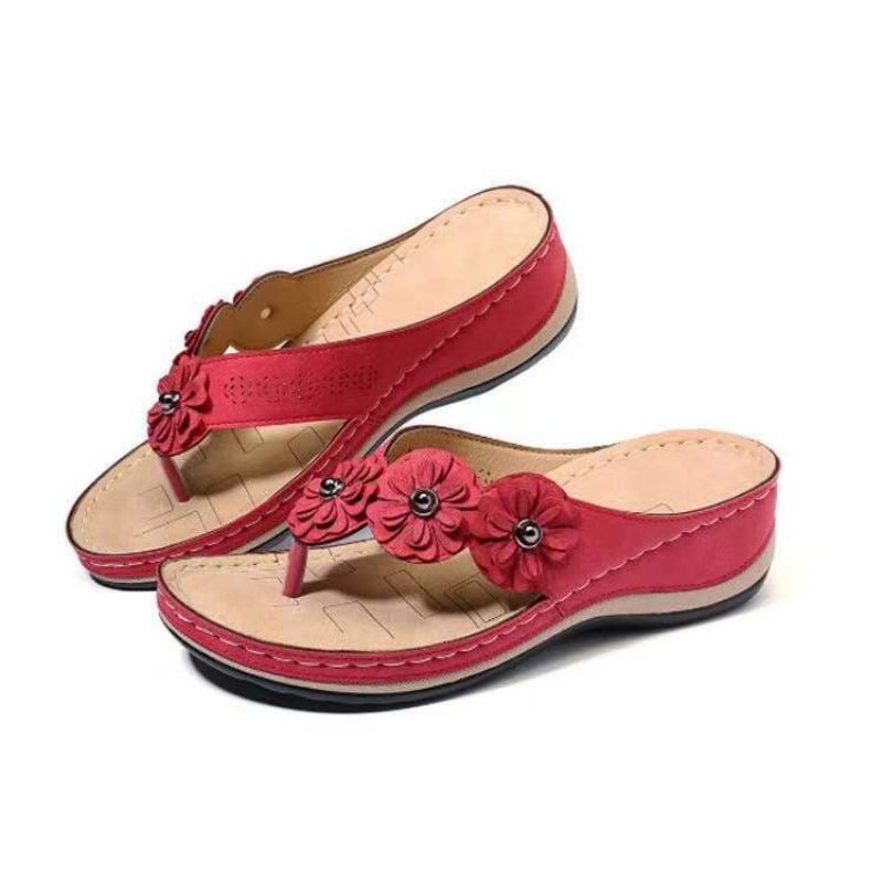 Three Flower Toe Shoes