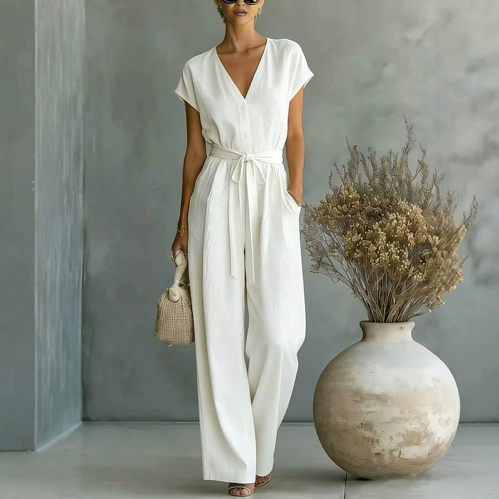 Belted Jumpsuit