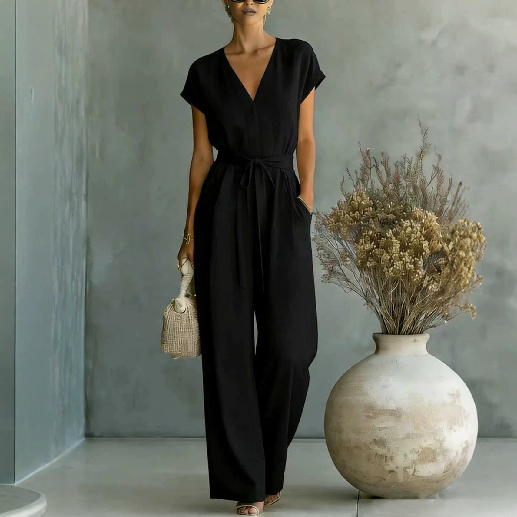 Belted Jumpsuit