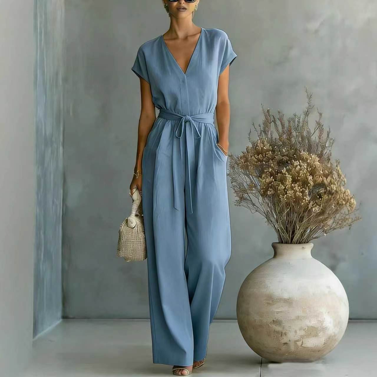 Belted Jumpsuit