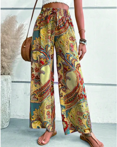 Women'S High-Waisted Wide-Leg Pants