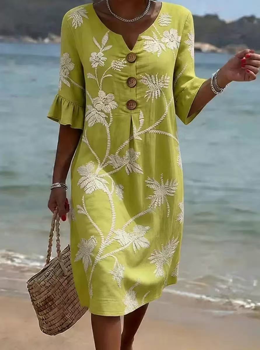 Robe ample mi-manches