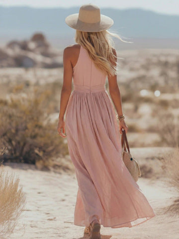 Robe Élégante Sans Manches